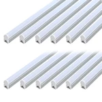 12 Pack Led T5 Integrated Single Fixture 4FT 20W Shop Ceiling Under Lights. Fixed Price $75.88.