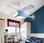 Children's Bedroom Helicopter Model Ceiling Fan With Lights 42'' Remote (blue). Fixed Price $249.99.