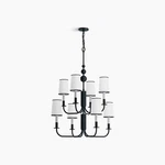 Kohler Tresdoux 30 Light Polished Nickel Chandelier K-27442-CH08-GNL (new). Fixed Price $635.00.