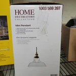 Home Decorators Collection Mini Pendant 1003 569 397 Dark Bronze W/antique Brass. Fixed Price $31.95.