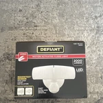 Defiant Maxdetect Motion-activated Led Flood Light 2000LM Hardwired White. Fixed Price $30.00.