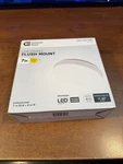 Commercial Electric 7 In. Low Profile Led Flush Mount Ceiling Light Fixture. Fixed Price $18.49.
