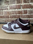 Nike Dunk Low White/gum Light Brown/burgundy Crush HJ9283-100 5Y. Fixed Price $70.00.