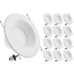 Maxxima 6" Recessed Retrofit Lighting 1300 Lumens Dimmable Led Downlight 12-PACK. Fixed Price $162.15.