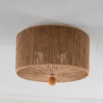 Crystorama Jessa 16" Wide Natural Jute Rope Ceiling Light. Fixed Price $318.40.
