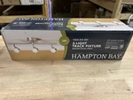 Hampton Bay 3-LIGHT Brushed Nickel Semi-flushmount Led Fixed Track Lighting. Fixed Price $34.91.