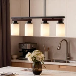 4-LIGHT Kitchen Island Lighting & Farmhouse Dining Room Fixtures Over T.... Fixed Price $152.75.