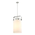 Innovations Pilaster Lt 12" Stem Pendant, Sn/white 413-4SL-SN-G413-4S-12WH. Fixed Price $895.40.
