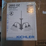 Kichler 2093OZ Wynberg 5-LIGHT 24.5" 1-TIER Medium Chandelier In Olde Bronze. Fixed Price $79.00.
