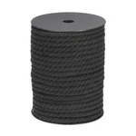 Meccanixity Cotton Rope Strand Twisted Braided 8MM 131FT, Black. Fixed Price $26.64.
