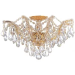 Crystorama 4437-GD-CL-S Maria Theresa Semi-flush Mount Gold. Fixed Price $2194.00.
