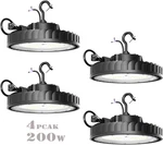 200W Ufo Led High Bay Light 30000LM Dimmable For Warehouse/workshop 4PACK. Fixed Price $374.99.