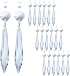 Hdcrystalgifts 20PCS Chandelier Icicle Prisms With Bead Crystals Lightin. Fixed Price $23.99.