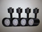 Flsnt 1-LIGHT Black Integrated Led Track Lighting Mini Cylinder Step Head 4PK. Fixed Price $59.46.
