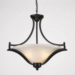 Z-lite 703SFC-MB Lagoon Three Light Pendant, Steel Frame, Matte Black Finish. Fixed Price $114.30.