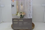 Allen + Roth Mini Pendant Brushed Nickel Finish Clear Glass Shade 0586864 New. Fixed Price $49.95.