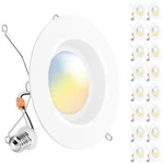Sunco 16 Pack Inch Led Can Lights, Retrofit Recessed Lighting, Smooth Trim.. Fixed Price $58.13.