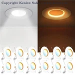 Sunco 5CCT Led Recessed Lighting 4 Inch With Night Light, 12 Pack. Fixed Price $56.83.