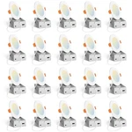 Amico 20 Pack 4 Inch 5CCT Ultra-thin Led Recessed Ceiling Light With Junction.... Fixed Price $126.59.