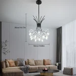 Modern Led Crystal Glass Pendant Lamp Elegant Chandelier Ceiling 13 Lights. Fixed Price $60.85.