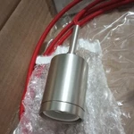 Lot Of 4 Tech Lighting Soco Pendant Satin Nickel/red 8FT. Fixed Price $400.00.