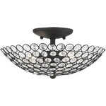 Livex Lighting 40443-04 Cassandra 2 13 Inch Black Semi Flush Ceiling. Fixed Price $139.37.