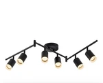 Bojim 6 Black Track Lighting Kit, Modern Led Fixtures Ce.... Fixed Price $25.00.
