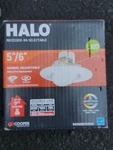 New Halo 5"/6" Recessed Gimbal Adjustable Dimmable Light RA56069S1EWHR. Fixed Price $24.99.