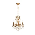 Elegant Lighting 9205D18FGGT/RC Royal Cut Smoky Golden Teak Crystal Rosalia. Fixed Price $631.00.