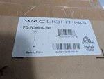Wac Lighting Caliber 3" Wide Led Outdoor Mini Pendant Model: PD-W36610-WT. Fixed Price $162.00.