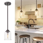 Zeyu Farmhouse Pendant Light, 1-LIGHT Pack, Oil-rubbed Bronze. Fixed Price $67.99.