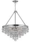 Crystorama 137-CH Calypso 8-LIGHT Chandelier In Polished Chrome. Fixed Price $1398.00.