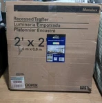 Metalux 22LCRL3040C 2' 51W Equivalent Led White Center Lens Troffer. Fixed Price $50.00.