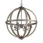 Home Decorators Collection Keowee 24-1/4 In. 6-LIGHT Artisan Iron Farmhouse O.... Fixed Price $244.80.