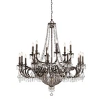 Crystorama Vanderbilt 23 Light Bronze Chandelier 5169-EB-CL-MWP. Fixed Price $4489.99.