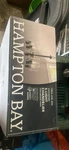 Hampton Bay Pavlen 23 In. 5-LIGHT Bronze Chandelier With Clear Glass New. Fixed Price $80.00.