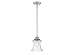 Vintage Light Mini-pendant Polished Nickel By Savoy House 7-4132-1-109. Fixed Price $176.00.