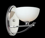 Z-lite Ellipse One Light Wall Sconce Chrome And Matte Opal Glass. Fixed Price $47.99.