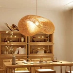 Creative Bamboo Rattan Lampshade Pendant Light Hollow Woven Ceiling New. Fixed Price $69.70.