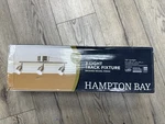 Hampton Bay 19 In. 3-LIGHT Brushed Steel Integrated Led Track Lighting Kit New!. Fixed Price $33.95.
