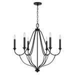 Capital Lighting Bentley Chandelier Black Iron - 441661BI. Fixed Price $382.40.