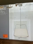 Dsi Lighting Corbin 3-LIGHT Pendant Brushed Nickel White Opal Glass Shade. Fixed Price $54.99.