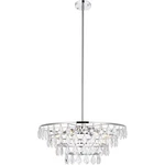 Elegant Lighting 1101D24C Ella 6 Inch Chrome Pendant Ceiling. Fixed Price $224.40.