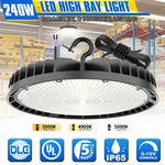 Led Ufo High Bay Light 240W 3000K/4000K/5000K Adjustable Commercial Garage. Fixed Price $67.26.