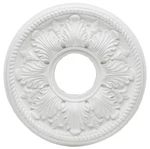 Hampton Bay Bellezza 14" Ceiling Medallion - White. Fixed Price $28.97.
