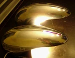 Lightolier 2 Pc Set Of Modern Incandescent Reflector Ufo Wall Lights Silver Used. Fixed Price $160.00.