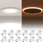Powerasia Inch Led Can Lights With Night 12PACK-4IN, 5CCT+NT-WH. Fixed Price $116.41.