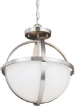 Sea Gull Lighting 7724602-962 Alturas Two-light Semi-flush Convertible Pendant. Fixed Price $97.88.