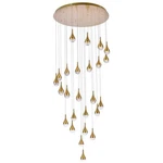 Elegant Lighting 3825D42SG Amherst Chandelier Satin Gold. Fixed Price $2786.00.
