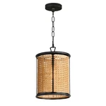 Maxim Lighting Cane Pendant, Black - 14471NABK. Fixed Price $208.00.